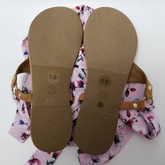 Ana A New Approach Sailor Floral Tie Gladiator Sandals Size 7.5 M - Picture 6 of 12